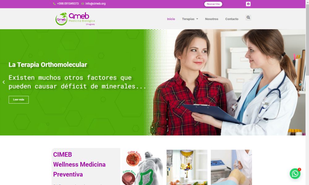 Diseño web Cimeb Uruguay